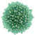 Starman Fire-Polish 2mm : Luster Iris - Atlantis Green (50pcs)