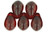 Starman Lg. Tear Drops 9 x 6mm : Ruby (50pcs)