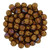 Starman Melon Round 5mm : Bronze Luster Iris - Opaque Red (50pcs)