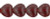 Starman Heart Beads 8 x 8mm: Ruby (25pcs)