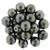 Starman Round Beads 8mm : Hematite (25pcs)