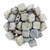CzechMates Tile 6mm Bead, Luster Opaque Green - 50pcs