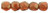 Starman Fire-Polish 2mm : Bronze Hyacinth  (50pcs)