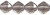 Starman Bicone 6 x 6mm : Black Diamond (50pcs)