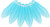 Starman Dagger 16 x 5mm : Milky Aquamarine (50pcs)