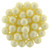 Starman Glass Pearls 6mm : Matte - Cream (25pcs)