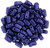 CzechMates Bricks 6 x 3mm Bead, ColorTrends Saturated Metallic Super Violet - 50pcs