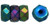 Starman Fire-Polish 6 x 3mm - Rondelle : Iris - Green (50pcs)