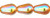 Starman Tear Drops - Vertical Hole 9 x 6mm : Topaz AB (25pcs)