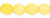 Starman Fire-Polish 6mm : Milky Yellow (25pcs)