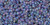 TOHO Round 15/0 Seed Bead Transparent Rainbow Frosted Light Tanzanite, 2.5-Inch Tube