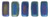 CzechMates Bricks 6 x 3mm Bead, Matte Iris - Blue - 50pcs