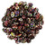 Matubo SuperDuo 5 x 2mm Bead, Magic - Wine, 2.5-Inch Tube
