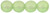Starman Round Beads 6mm : Cosmic Twinkle - Peridot (50pcs)