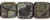 Starman Flat Squares 9mm : Matte - Jet - Picasso (25pcs)