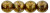 Starman Round Beads 6mm : Luster - Transparent Gold/Smokey Topaz (50pcs)