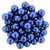 Starman Pearl Coat - Round 6mm : Pearl - Royal Blue (75pcs)