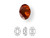 PRESTIGE 4120 14 x 10mm Oval Fancy Stone Light Amber