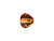 PRESTIGE 5328 5mm Bicone Bead Smoked Amber