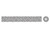 PRESTIGE 5951 30mm Fuchsia Fine Rocks Tube Bead without Ending