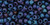 TOHO Round 8/0 Seed Bead Frosted Metallic Nebula, 2.5-Inch Tube