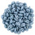 Matubo SuperDuo 5 x 2mm Bead, Luster Opaque Blue, 2.5-Inch Tube