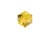 PRESTIGE 5601 6mm Faceted Cube Light Topaz