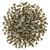 Matubo MiniDuo 4 x 2mm Bead, Crystal - Brown-Lined, 2.5-Inch Tube