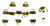 Matubo MiniDuo 4 x 2mm Bead, Crystal - Brown-Lined, 2.5-Inch Tube