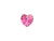 PRESTIGE 14mm Heart Pendant Rose AB