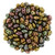 Matubo MiniDuo 4 x 2mm Bead, Matte - Metallic Bronze Iris, 2.5-Inch Tube