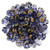 Matubo SuperDuo 5 x 2mm Bead, Bronze Luster 1/2 - Tanzanite, 2.5-Inch Tube Matubo SuperDuo 5 x 2mm Bead, Bronze Luster 1/2 - Tanzanite, 2.5-Inch Tube
