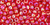 TOHO Round 8/0 Seed Bead Transparent-Rainbow Siam Ruby, 2.5-Inch Tube