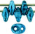 Matubo SuperDuo 5 x 2mm Bead, Mirror - Turquoise Blue, 2.5-Inch Tube