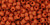 TOHO Round 8/0 Seed Bead Opaque-Frosted Terra Cotta, 2.5-Inch Tube