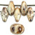 Matubo SuperDuo 5 x 2mm Bead, Luster Opaque Picasso, 2.5-Inch Tube
