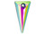 PRESTIGE 6480 18mm Spike Pendant Crystal Vitrail Medium with Protective Coating