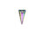 PRESTIGE 6480 18mm Spike Pendant Crystal Vitrail Medium with Protective Coating