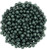 Starman Finial Half-Drilled Round Bead 2mm Tube 2.5" : Metallic Suede - Lt Green