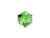 PRESTIGE 5601 6mm Faceted Cube Peridot
