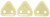 CzechMates Triangle 6mm Triangle Bead (Pearl Coat), Cream, 2.5-Inch Tube