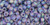 TOHO Round 8/0 Seed Bead Transparent Rainbow Frosted Light Tanzanite, 2.5-Inch Tube
