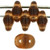 Matubo SuperDuo 5 x 2mm Bead, Smoky Topaz, 2.5-Inch Tube