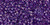 TOHO Treasure #1 (11/0) Royal Purple-Lined Aqua, 2.5-Inch Tube