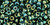 TOHO Round 8/0 Seed Bead Metallic Iris - Green/Brown, 2.5-Inch Tube