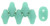 Matubo MiniDuo 4 x 2mm Bead, Turquoise, 2.5-Inch Tube