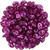 Matubo SuperDuo 5 x 2mm Bead, Mirror - Hot Pink, 2.5-Inch Tube