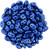 Matubo SuperDuo 5 x 2mm Bead, Metalust Crown Blue, 2.5-Inch Tube