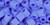 TOHO Cube 4mm Seed Bead Opaque-Frosted Periwinkle, 2.5-Inch Tube