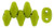 Matubo MiniDuo 4 x 2mm Bead, Opaque Olive, 2.5-Inch Tube Matubo MiniDuo 4 x 2mm Bead, Opaque Olive, 2.5-Inch Tube